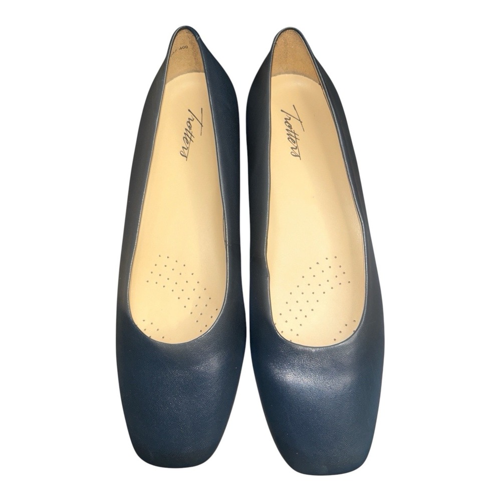 Trotters Honor Women's Slip On Shoes Navy Blue 9.5W Wide Comfort NEW - Picture 7 of 8
